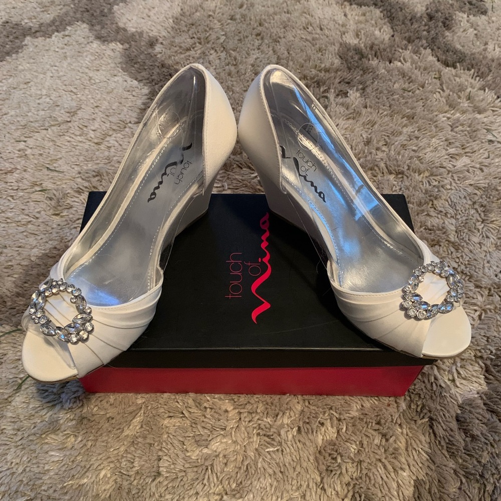 Touch of Nina Ivory Dorsey Wedges